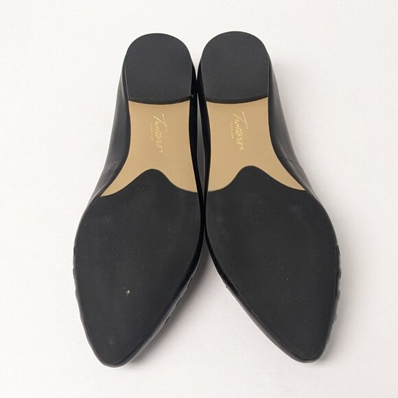 Trotters Estee Woven Flats, Black, Women's 9 Extra Wide - Picture 4 of 5